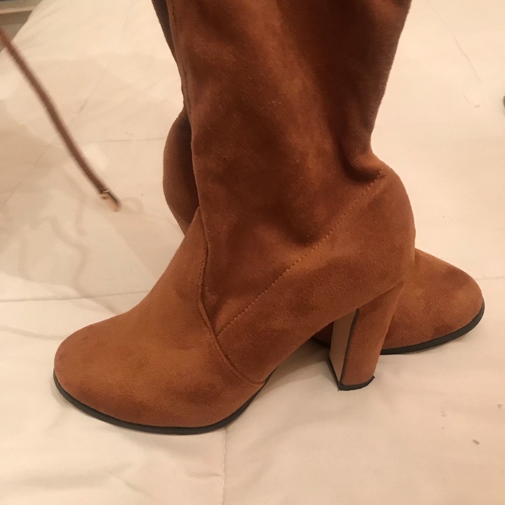 Gorgeous boots over the knee suede